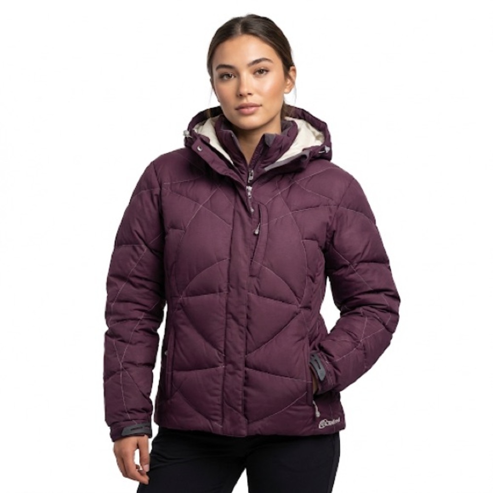 Cloudveil Women’s Ski Jacket RECCO Goose Down Plum S